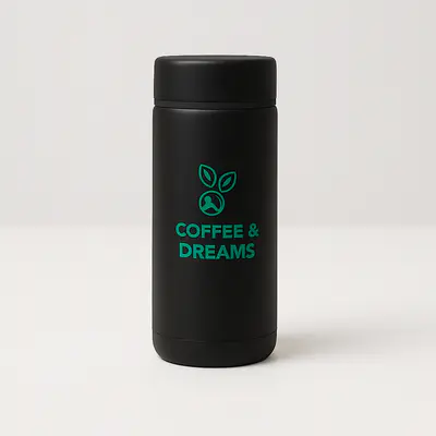 Stainless Steel Thermos - Black